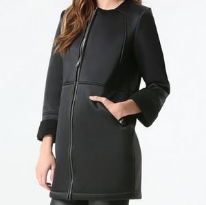 Bebe Justine Cocoon Bonded COAT Size S